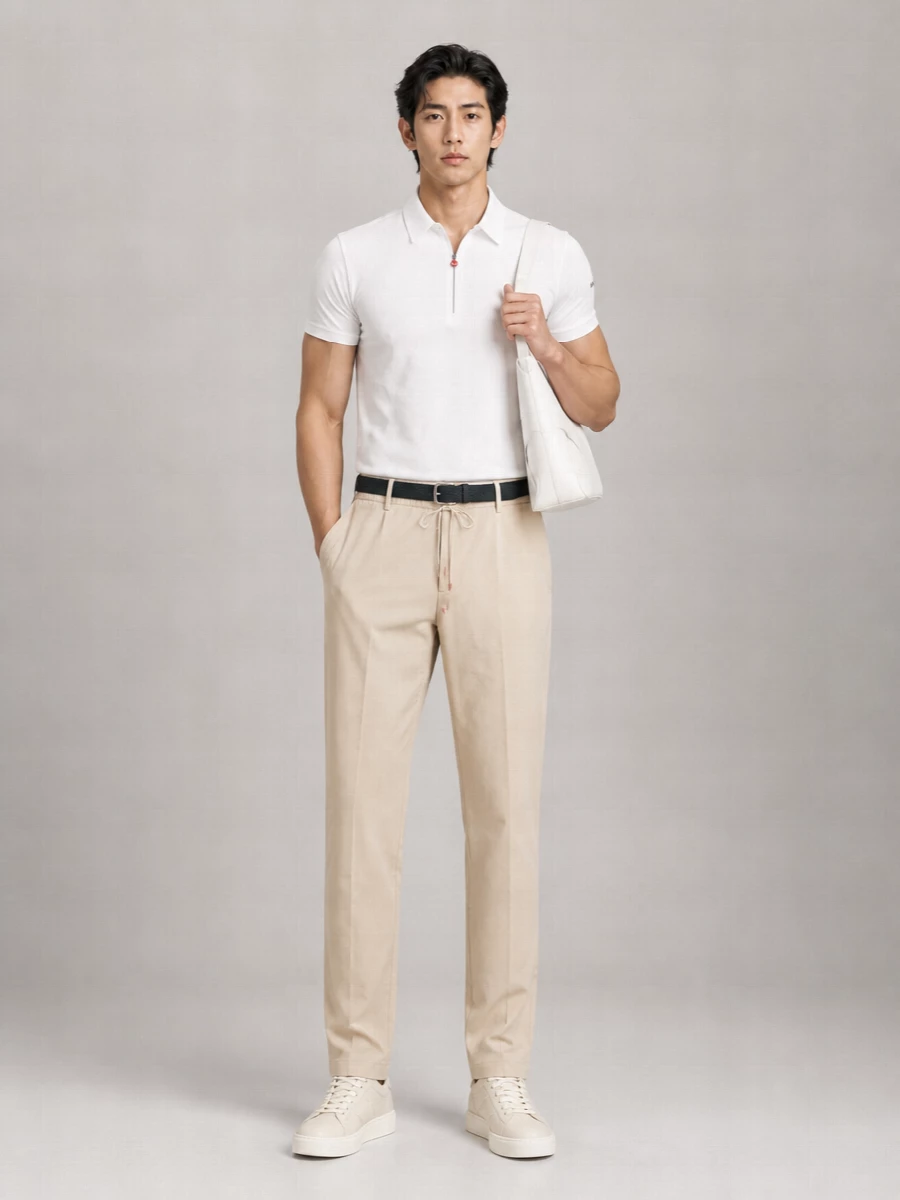 Kiton Cotton Short-Sleeve Polo Shirt