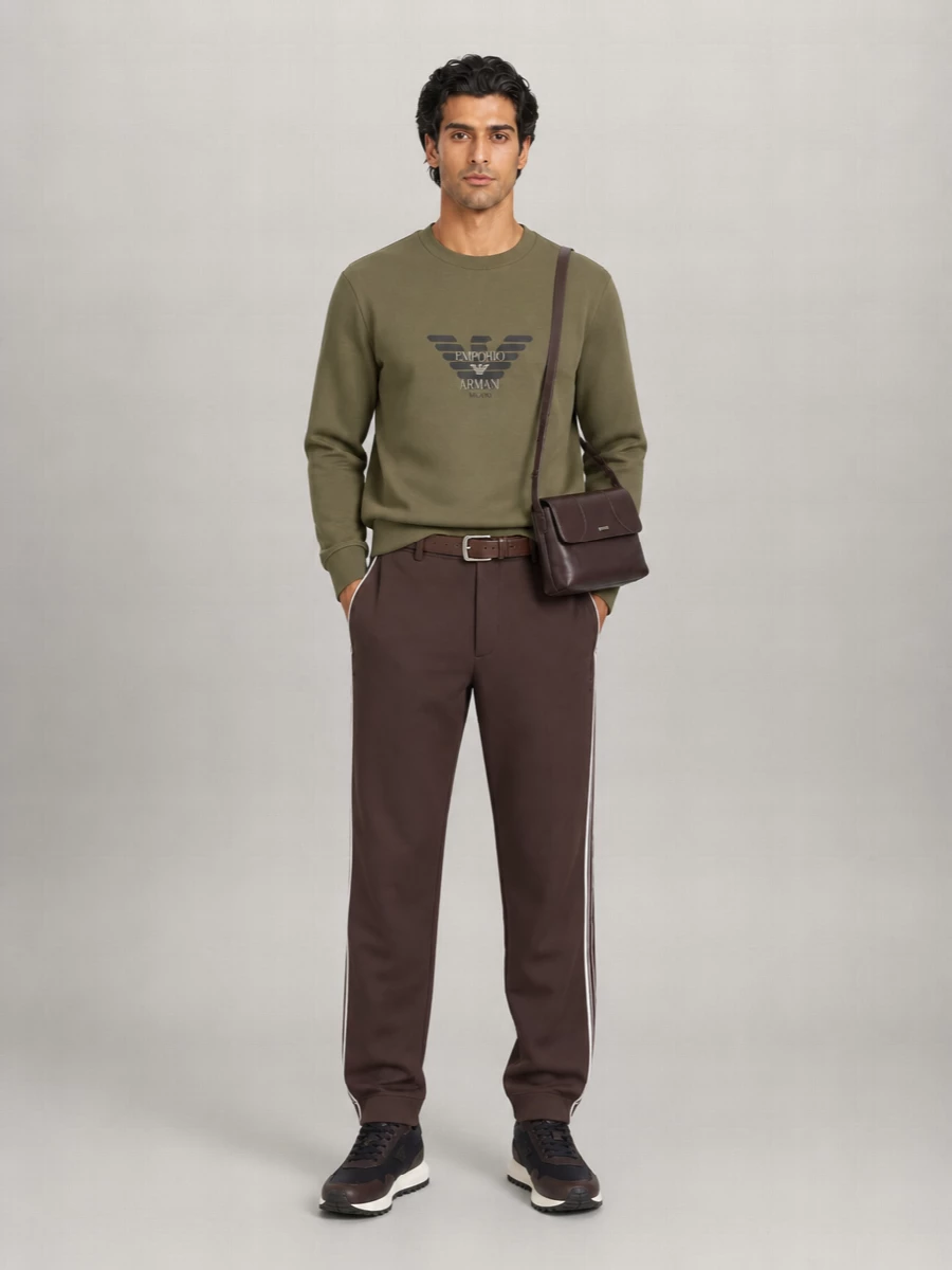 Emporio Armani Cotton Track Pants