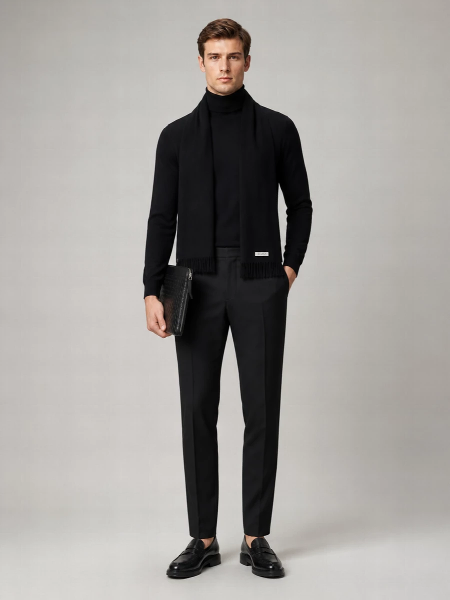 John Smedley Merino Wool Fine-Knit Turtleneck Jumper