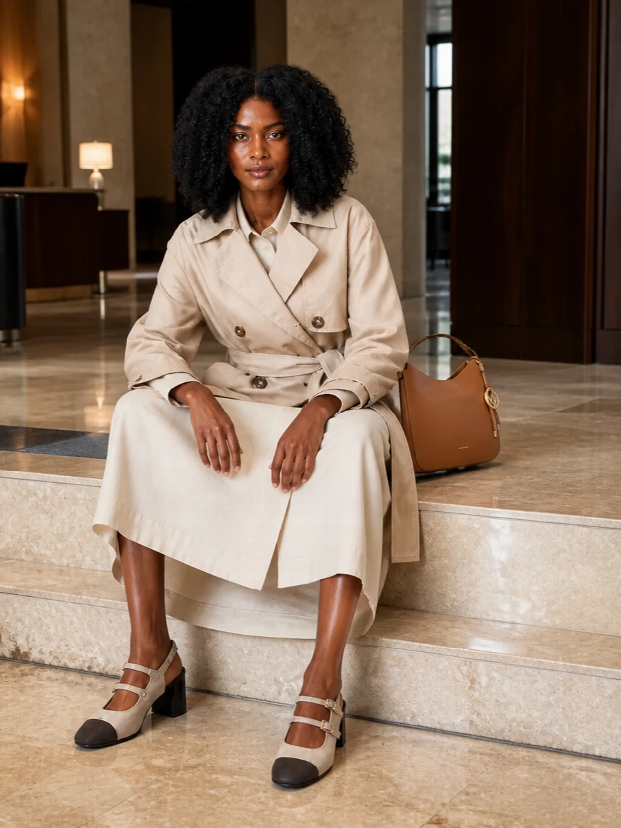 Calvin klein trench s max mara beige midi dress