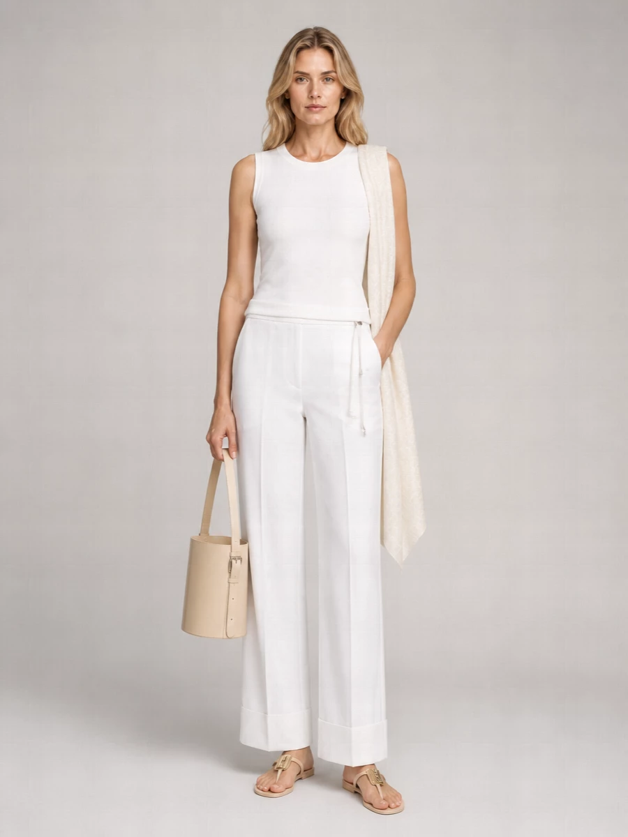 Herno Cotton Boat Neck Top