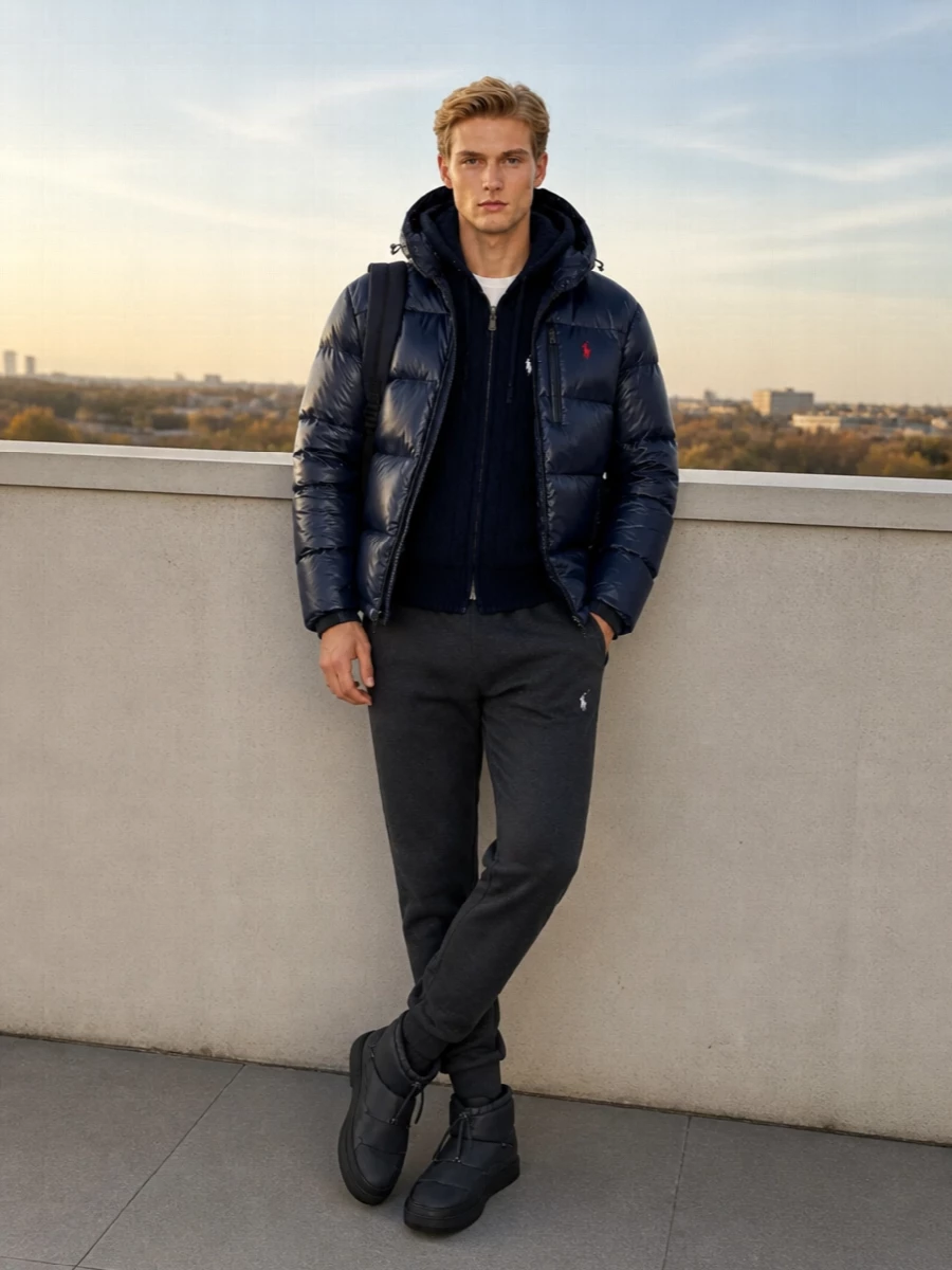 Ralph lauren puffer joggers lanvin winter boots