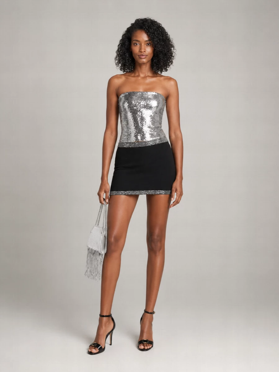 Miu Miu Ribbed Wool-Blend Mini Skirt