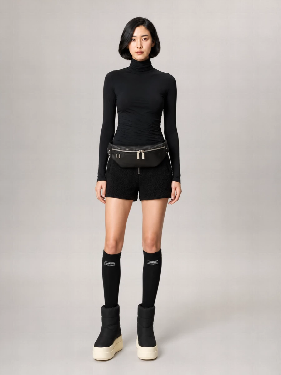 Rick Owens Drkshdw Nylon Quilted Ankle Boots