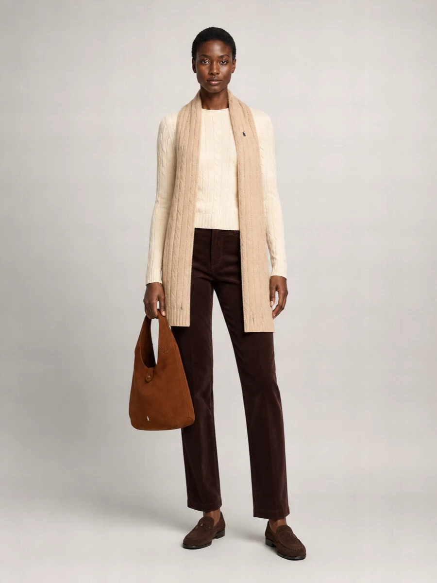 Polo Ralph Lauren Corduroy High-Rise Flared Trousers