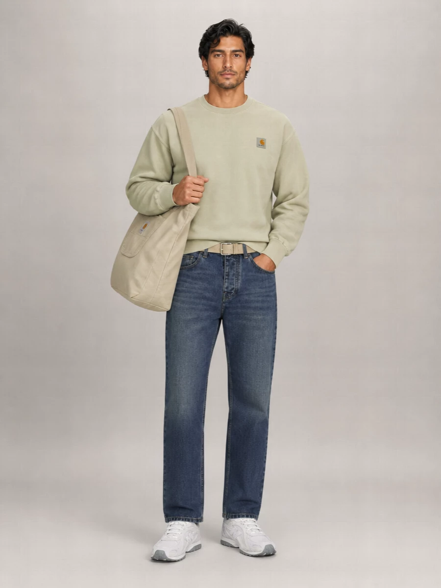 Carhartt Wip Denim Mid-Rise Tapered Jeans