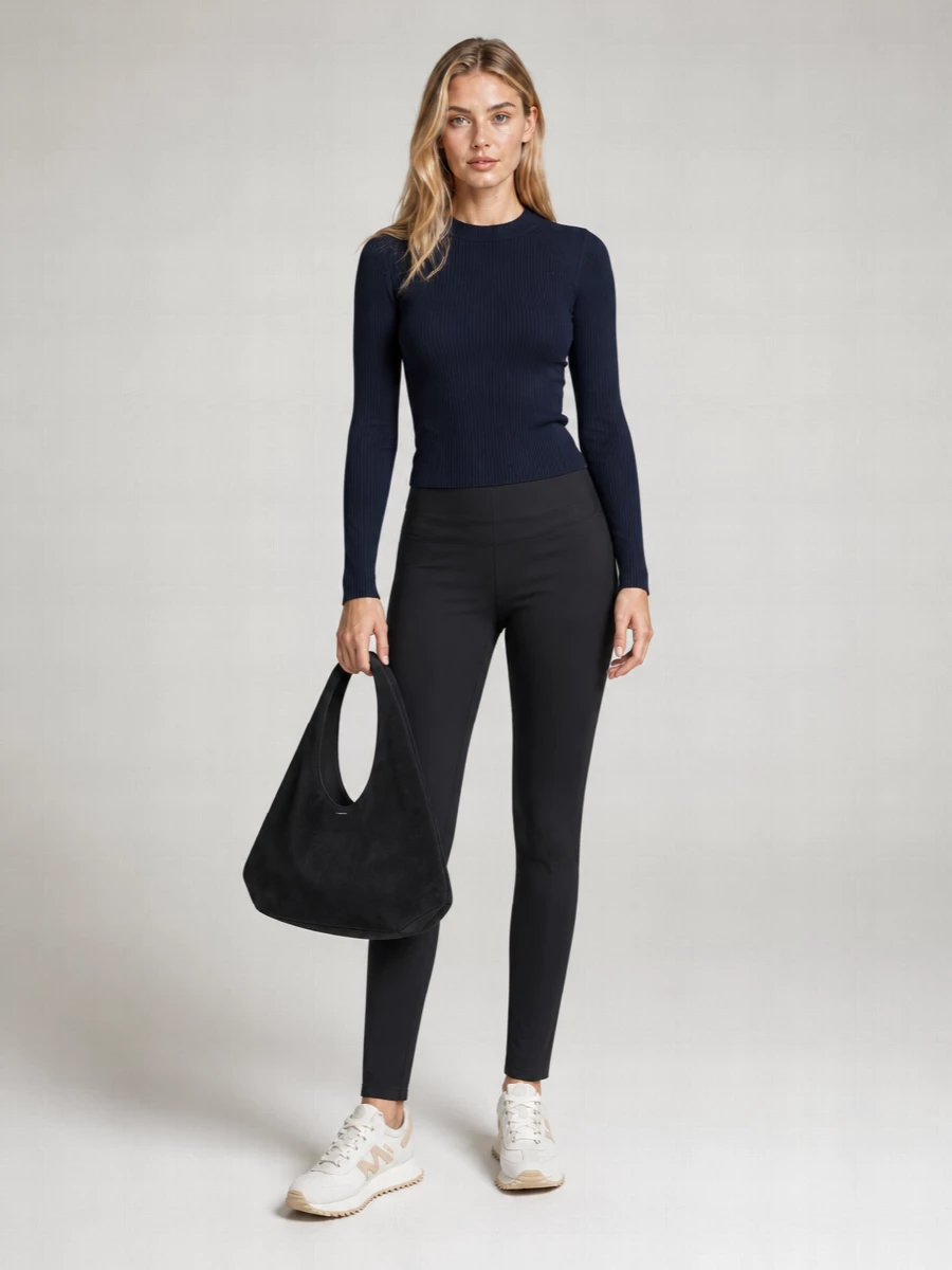 Moncler Grenoble Ribbed Crewneck Sweatshirt