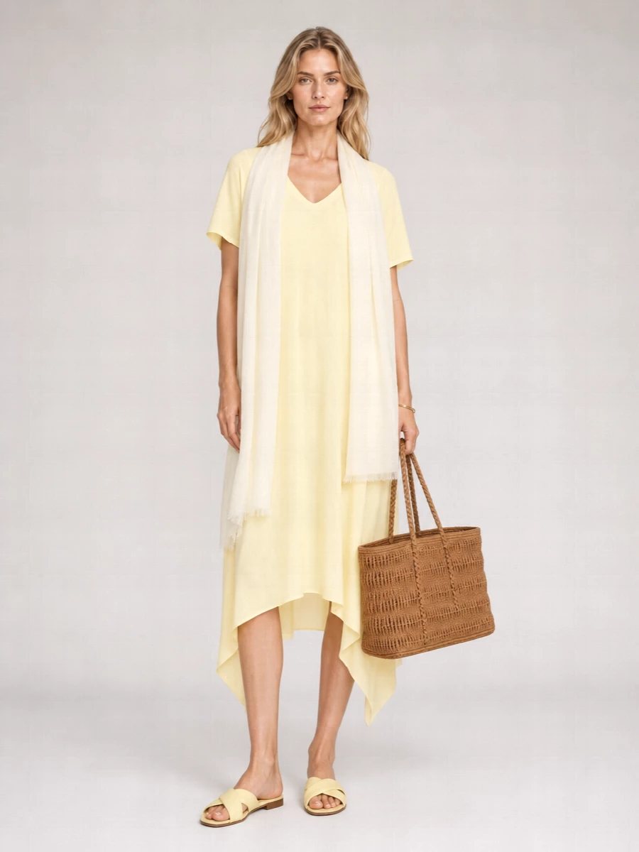 The Row Raffia Georgica Tote Bag