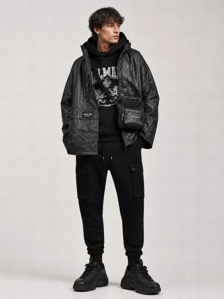 Balmain Lab Rain Hooded Cape