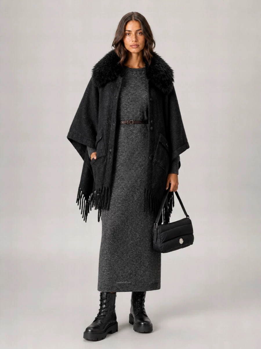 Moncler Grenoble poncho