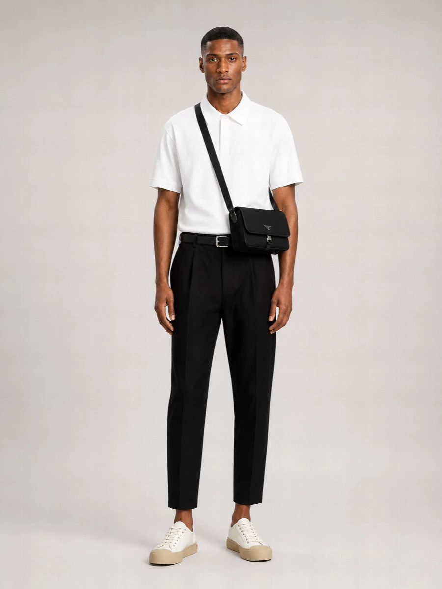 Marni Virgin Wool Cropped Tapered Trousers