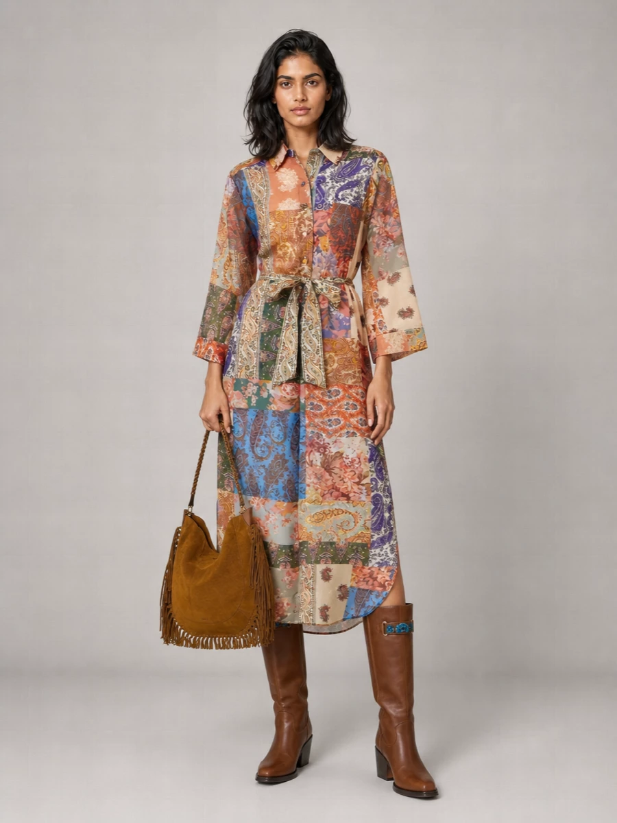 Chloé Leather Embroidered Over-The-Knee Boots