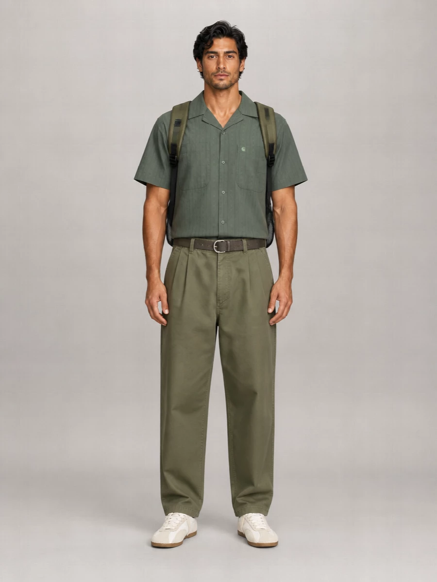 Carhartt Wip Cotton Loose-Fit Trousers