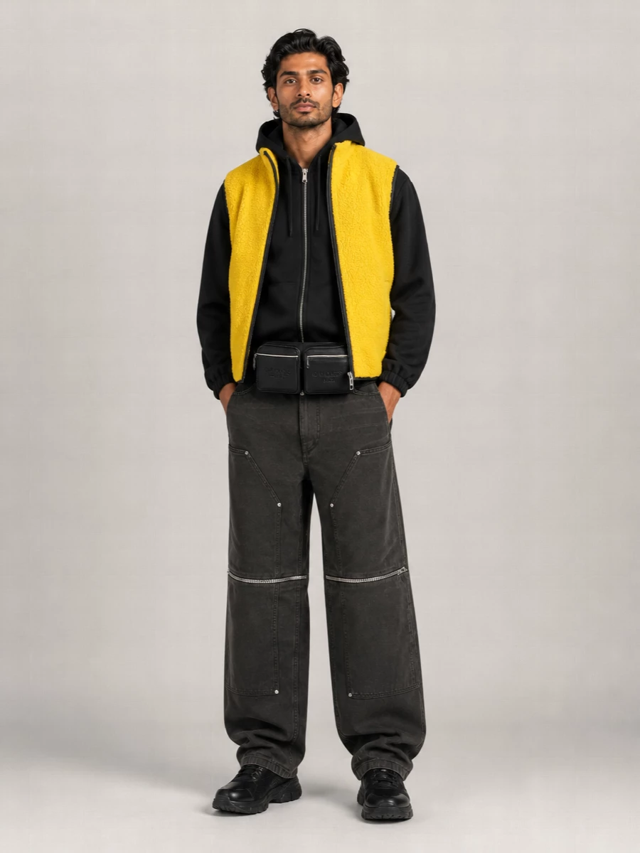 Givenchy High-Collar Zip Vest