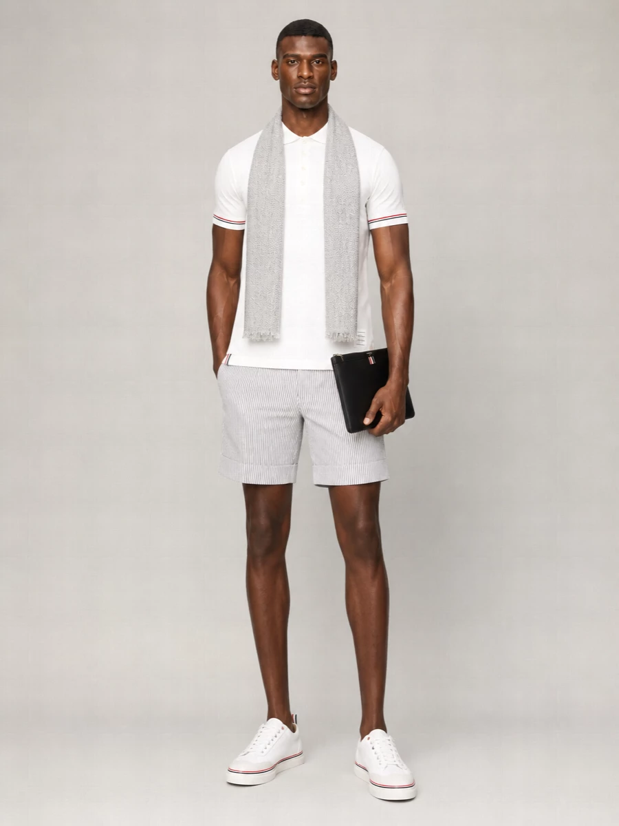 Thom Browne Piqué Polo Shirt