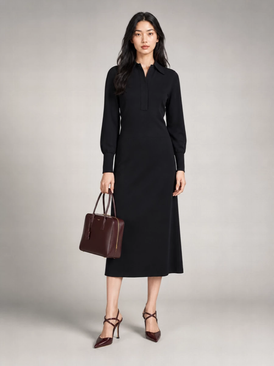 Saint Laurent Sac De Jour Lambskin Shoulder Bag