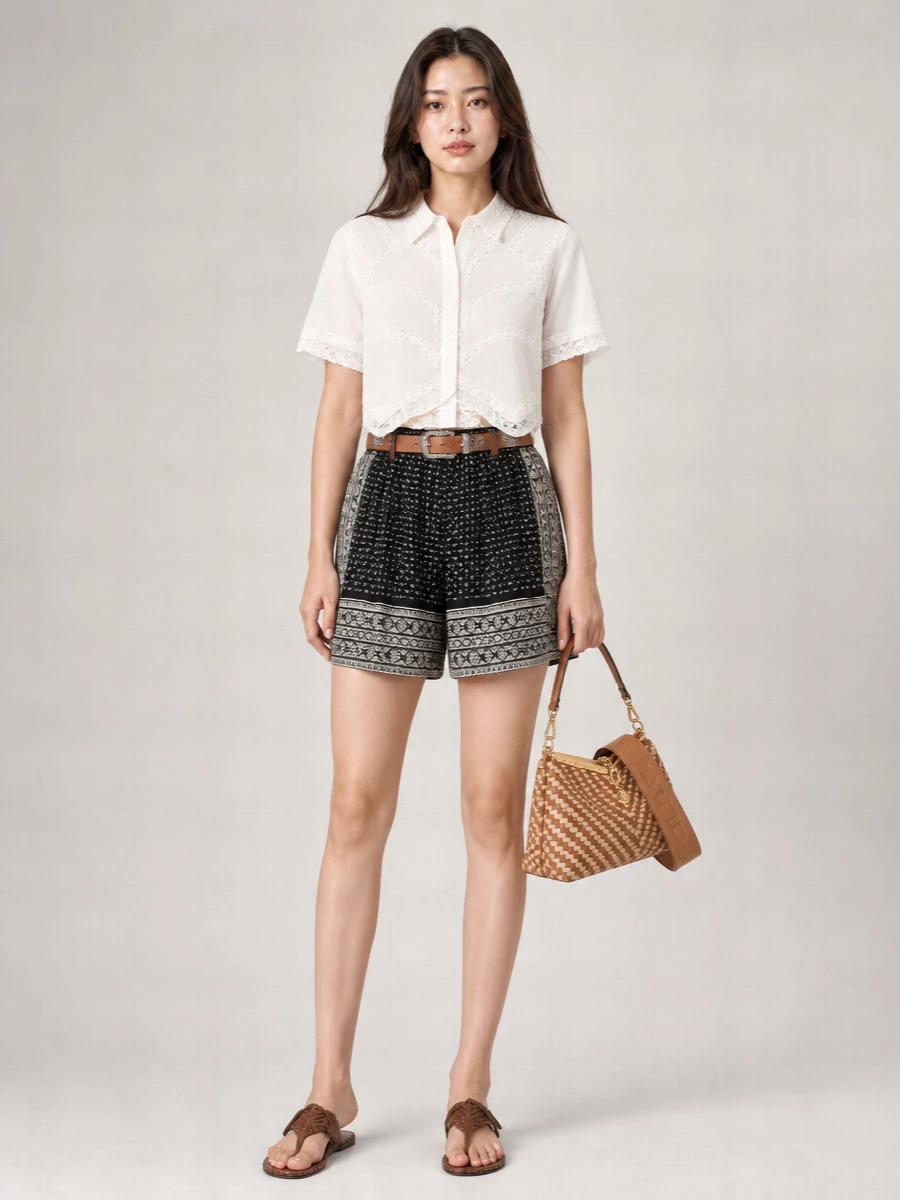 Ermanno Scervino Cropped Trousers