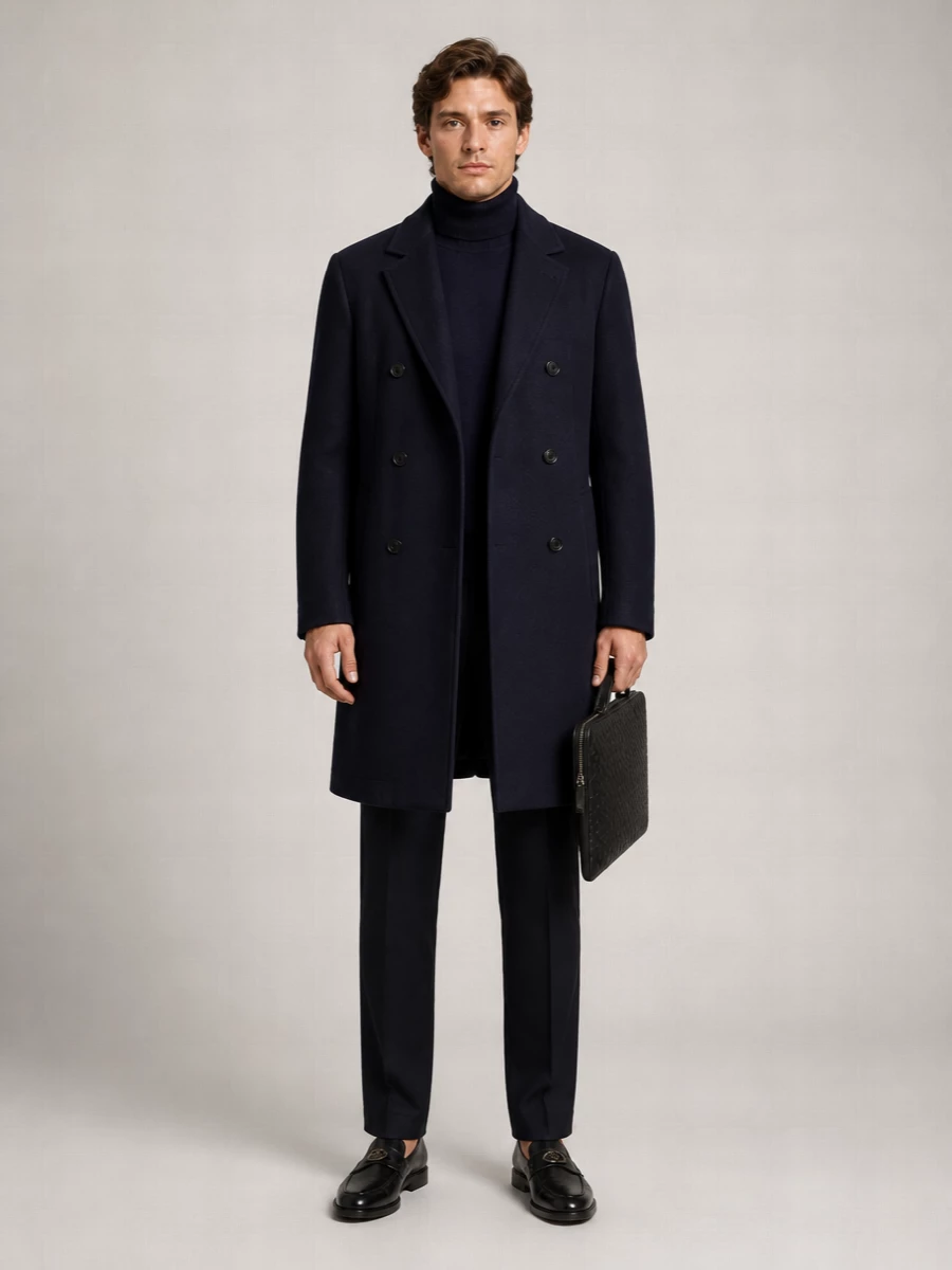 Etro Cashmere Double-Breasted Coat