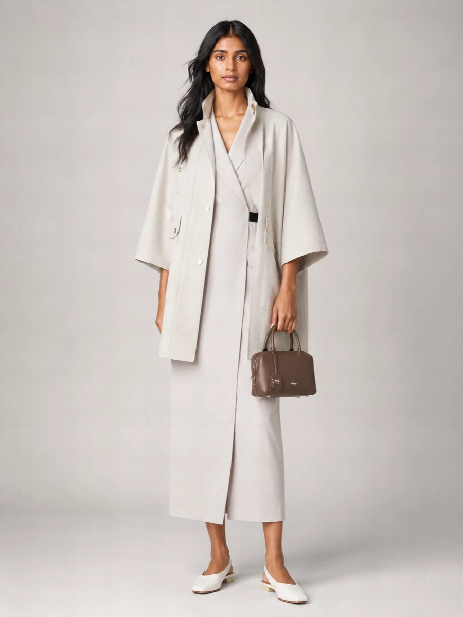 Max Mara Jacquard Cape