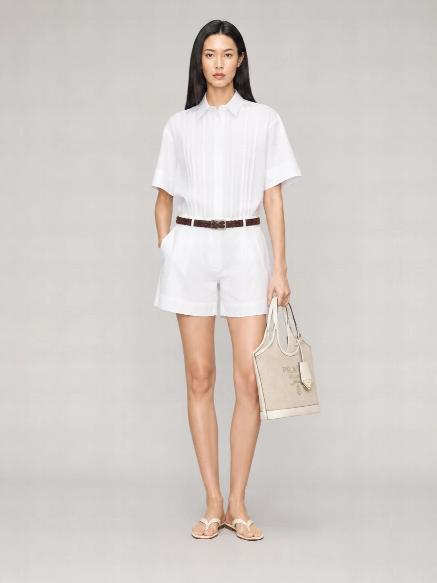 Parosh Cotton Tailored Shorts