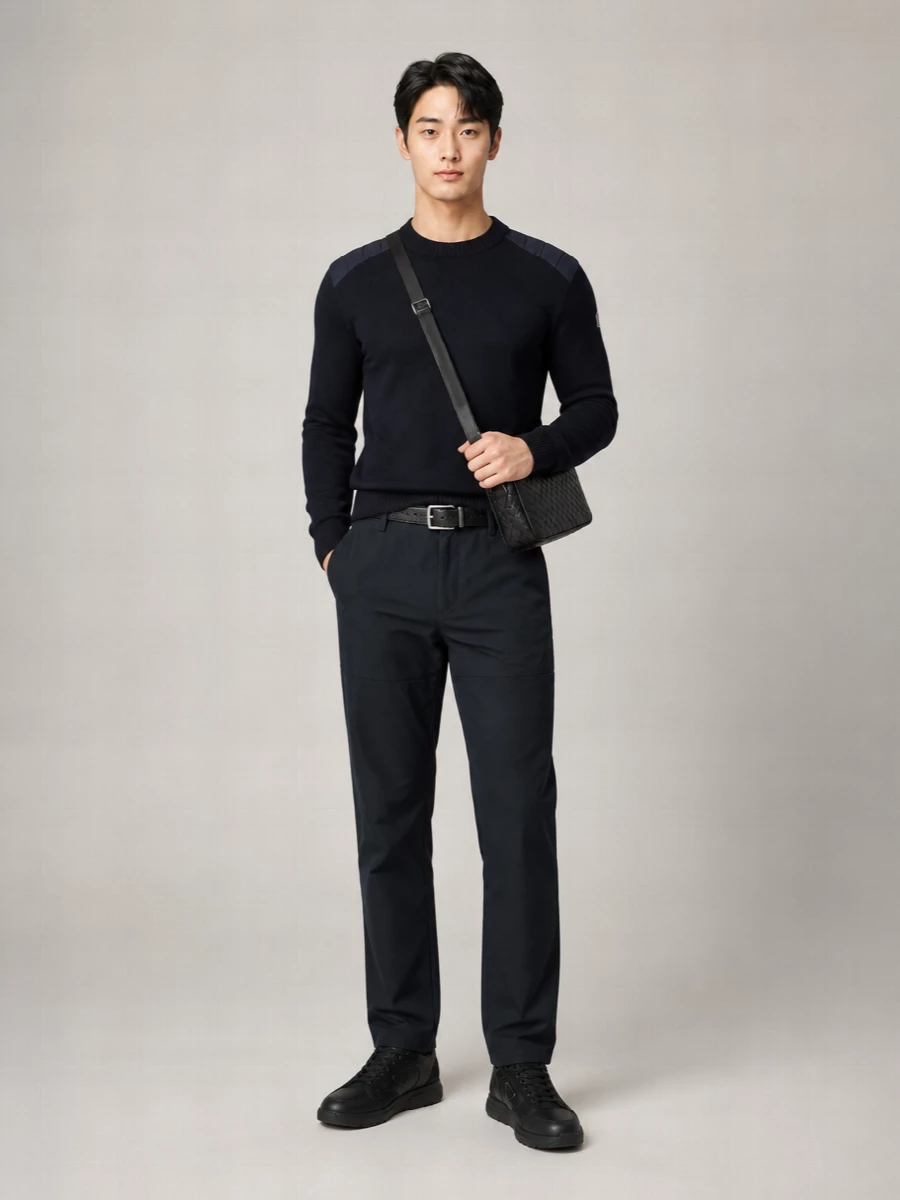 Moncler Cotton Straight-Leg Trousers