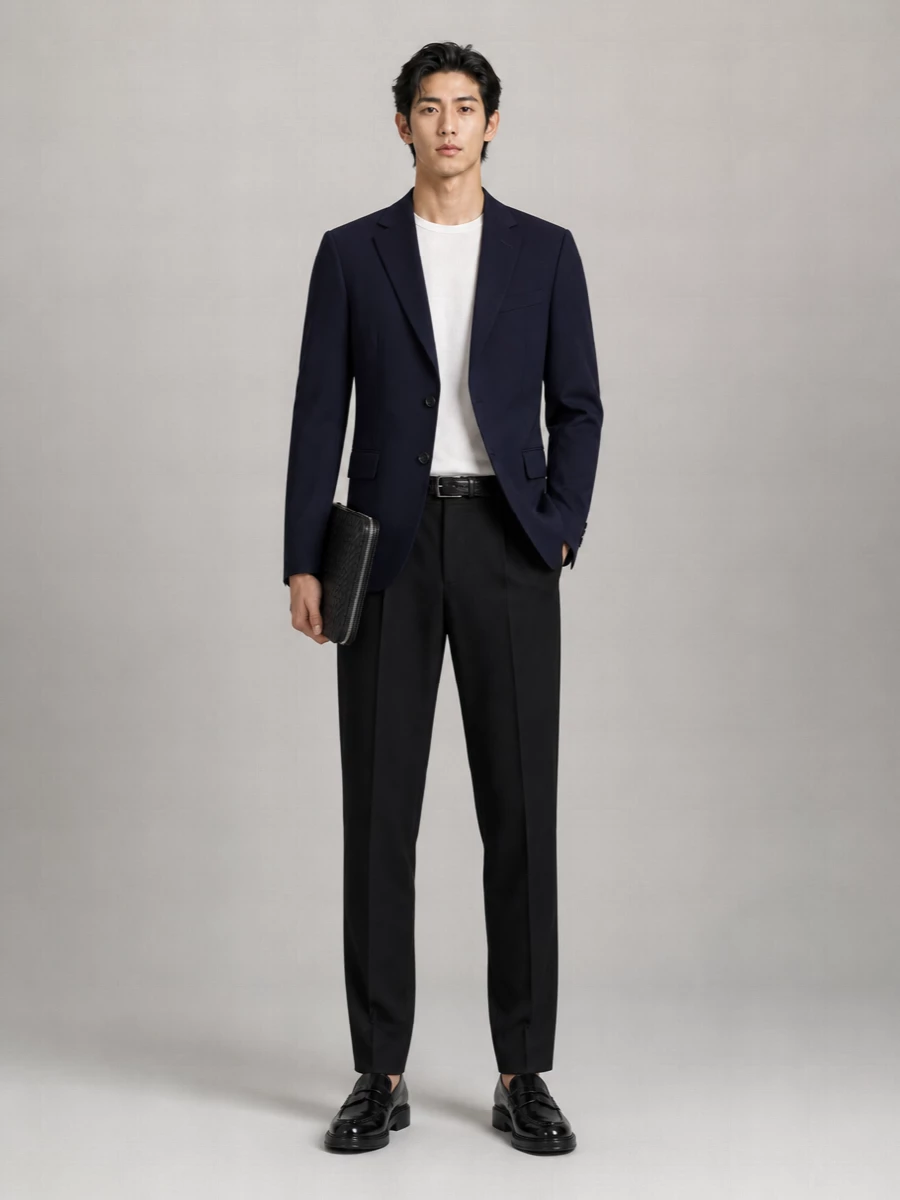 Dries Van Noten Wool Tailored Trousers
