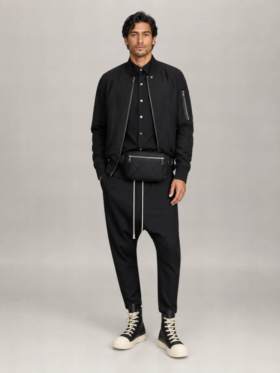Rick Owens Ribbed Bomber Jacket