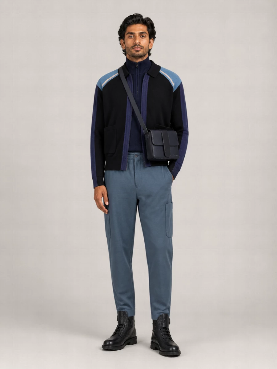 Kiko Kostadinov Cotton Zip-Up Cardigan