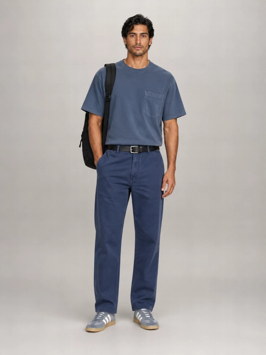 Carhartt Wip Straight Leg Trousers With Functional Pockets