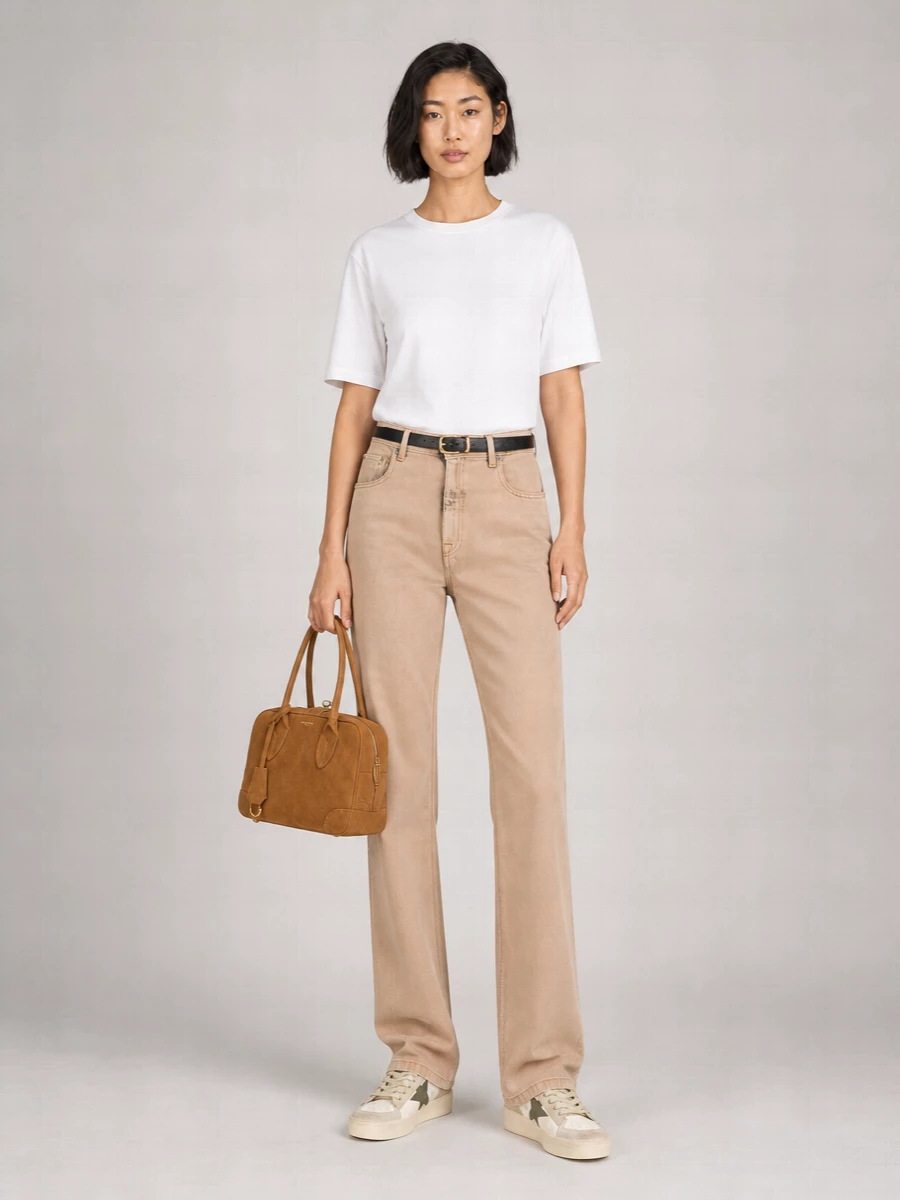 Golden Goose Cotton Straight-Leg Jeans