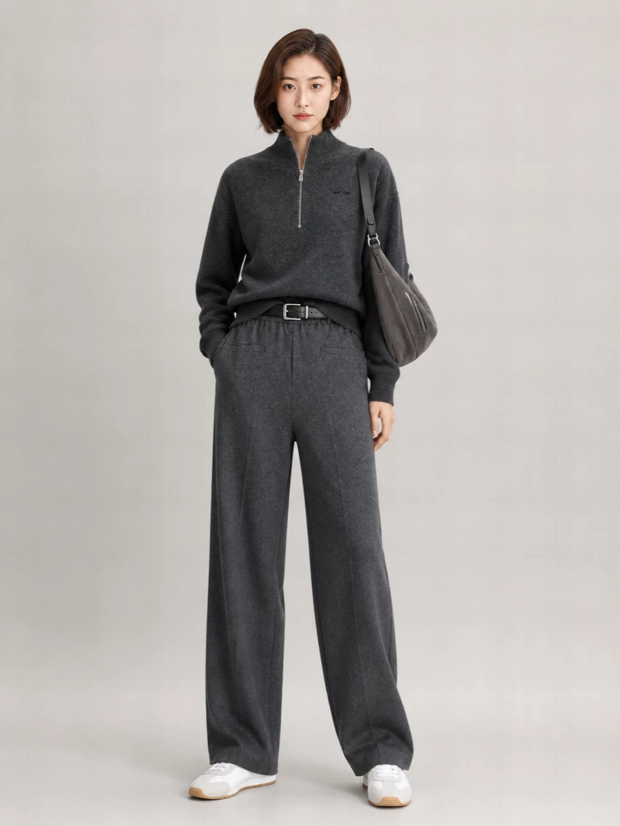 Miu Miu Cashmere Wide-Leg Trousers