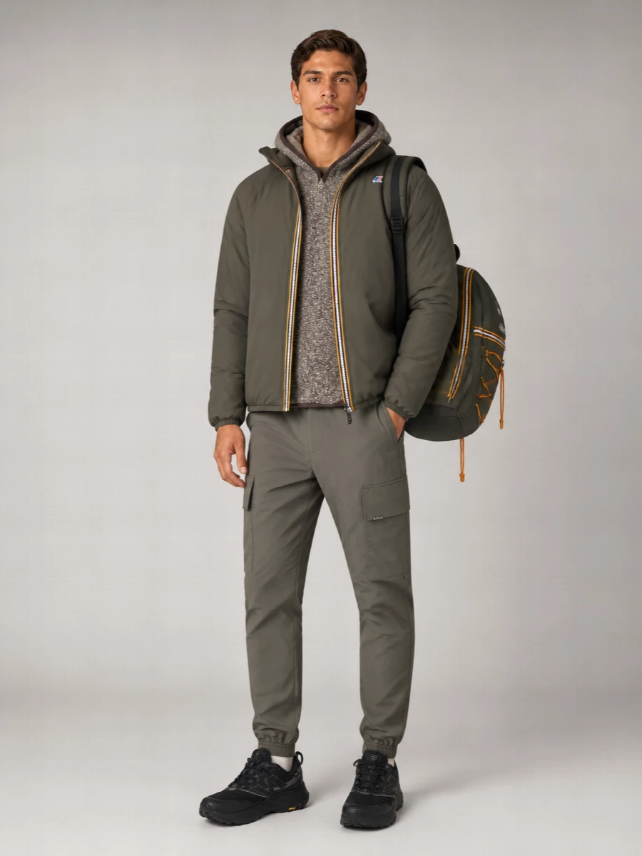 K-Way Hooded Lightweight Jacket