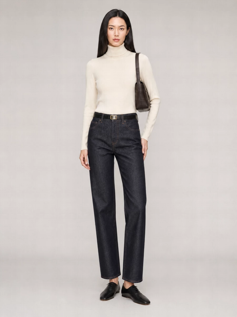 The Row Denim Straight-Leg Jeans