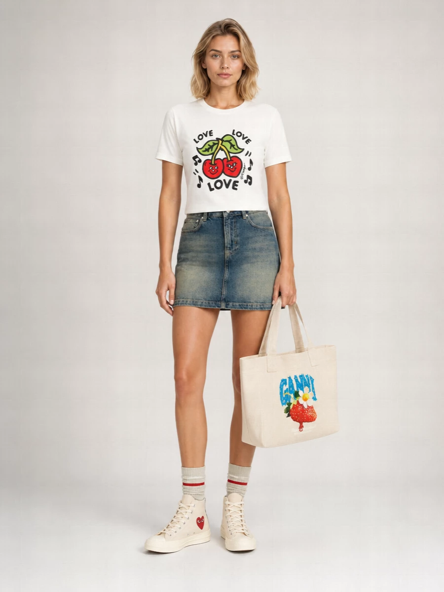 Comme Des Garçons Play Canvas High-Top Sneakers