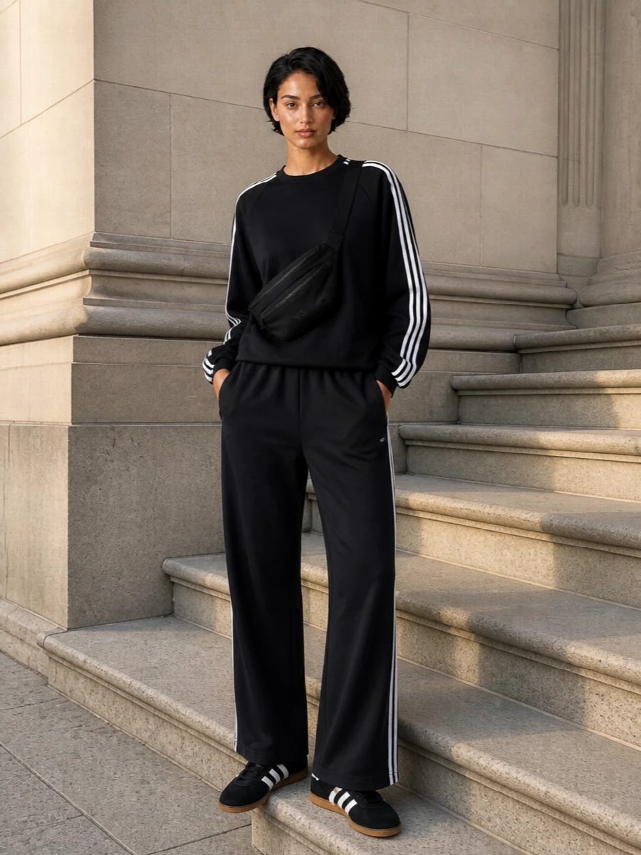 Y3 sweatshirt adidas track pants sneakers