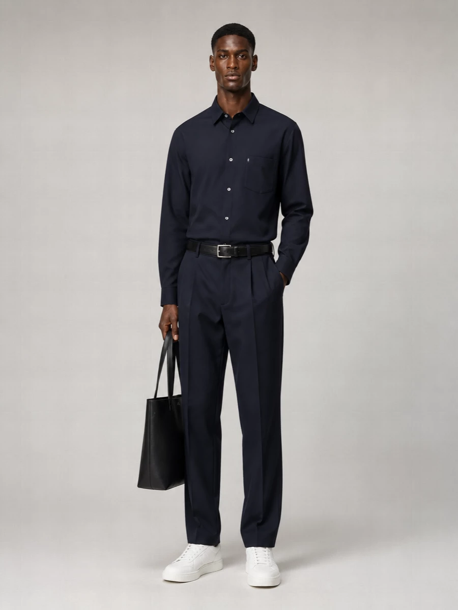 Comme Des Garçons Homme Wool Classic Trousers