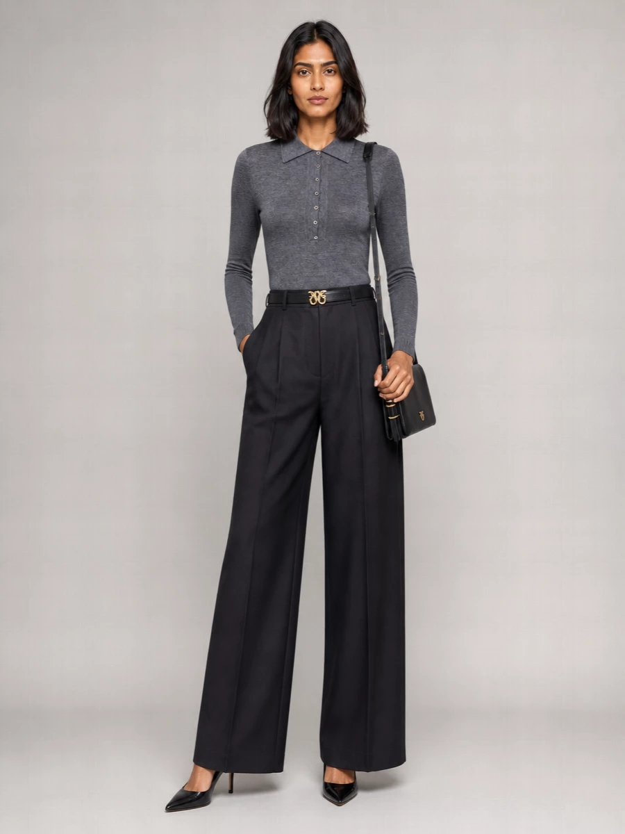 Pinko wide-leg trousers