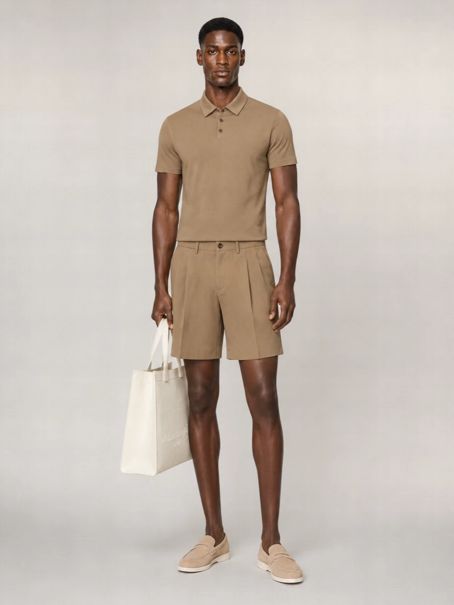 Golden Goose Virgin Wool Tailored Shorts