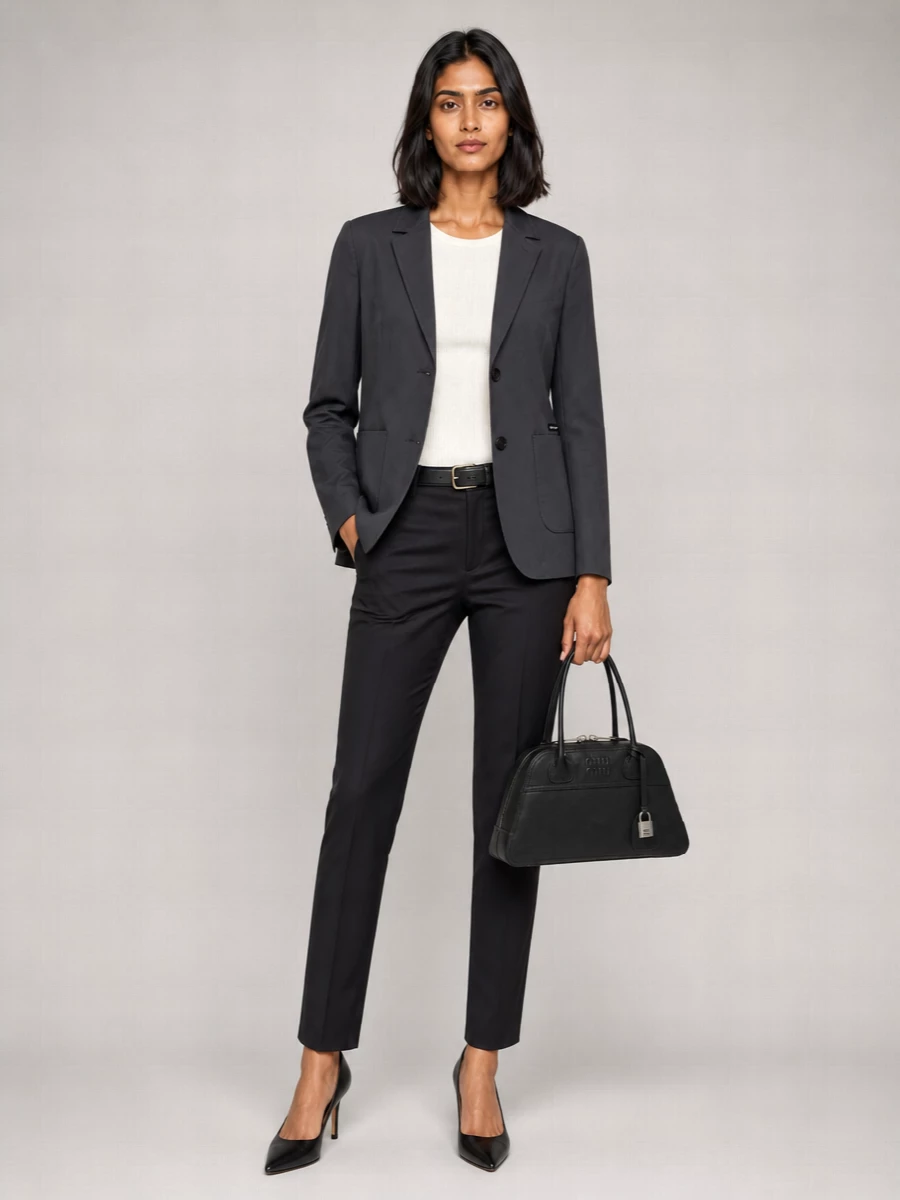 Miu Miu Stretch Poplin Blazer