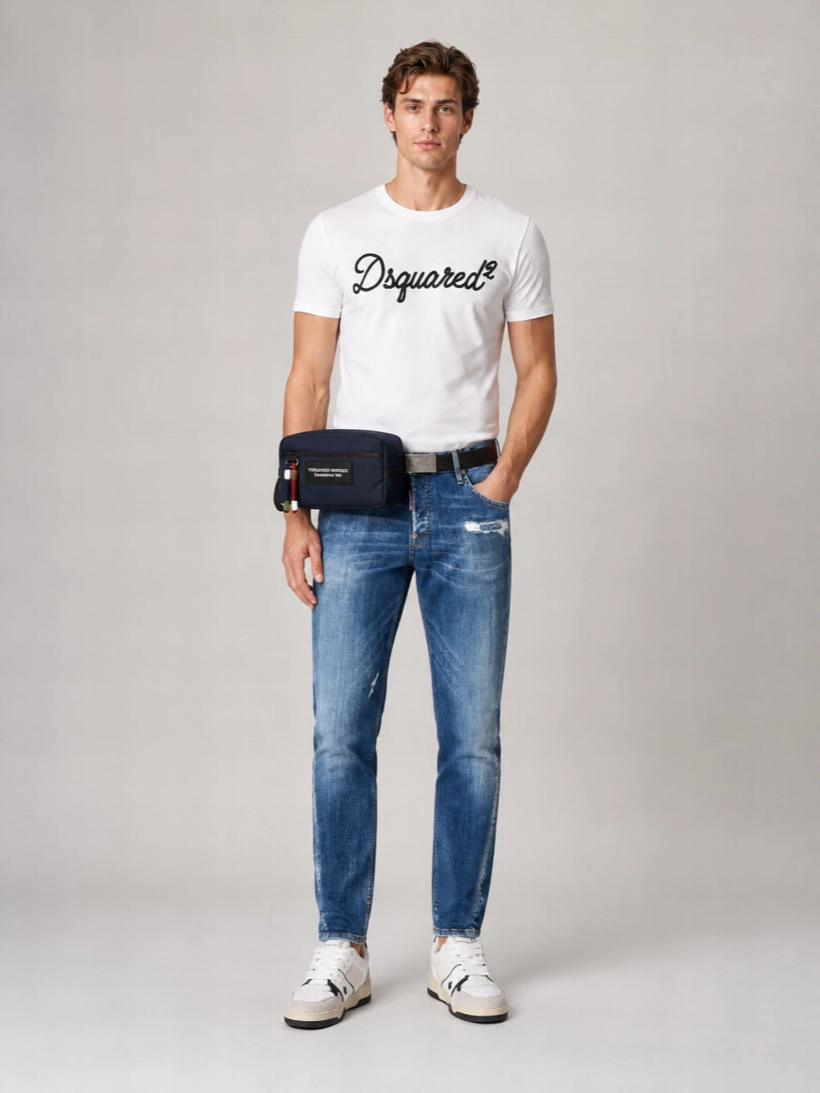 Dsquared2 Twist Slim-Fit Denim Jeans