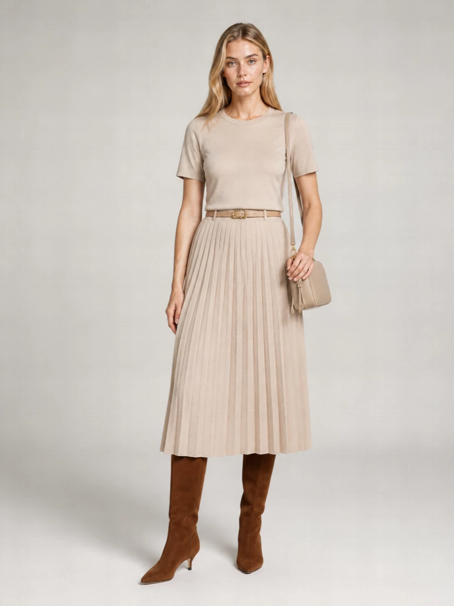Fendi Calf Leather Reversible Belt