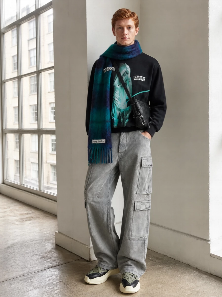 Undercover sweatshirt rick owens cargo outfit
