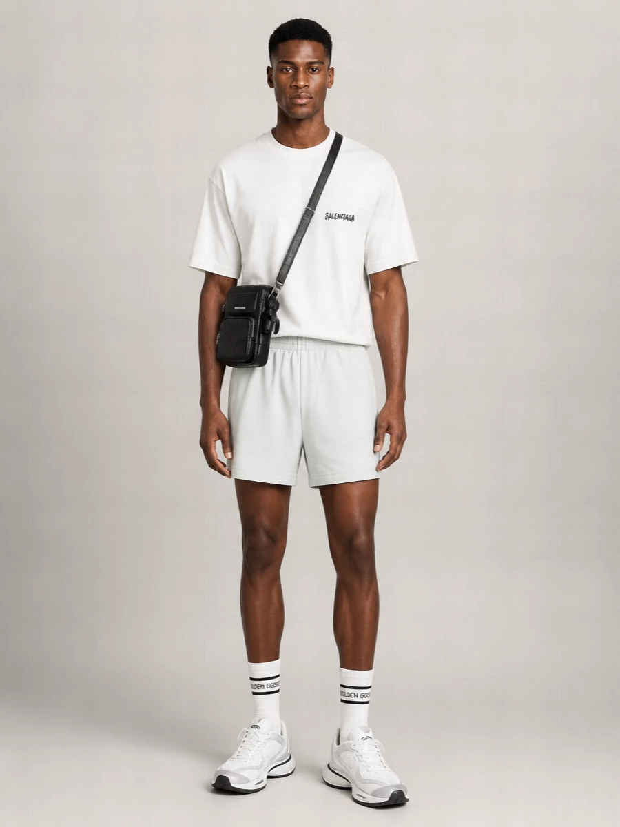 Balenciaga Cotton Flared Shorts