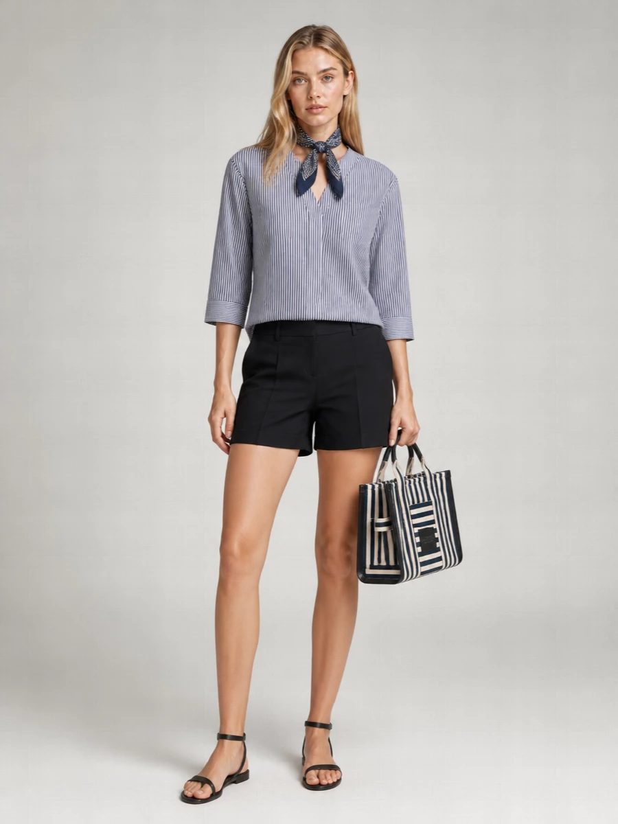 Marc Jacobs The Tote Bag Medium Canvas Stripe Tote Bag