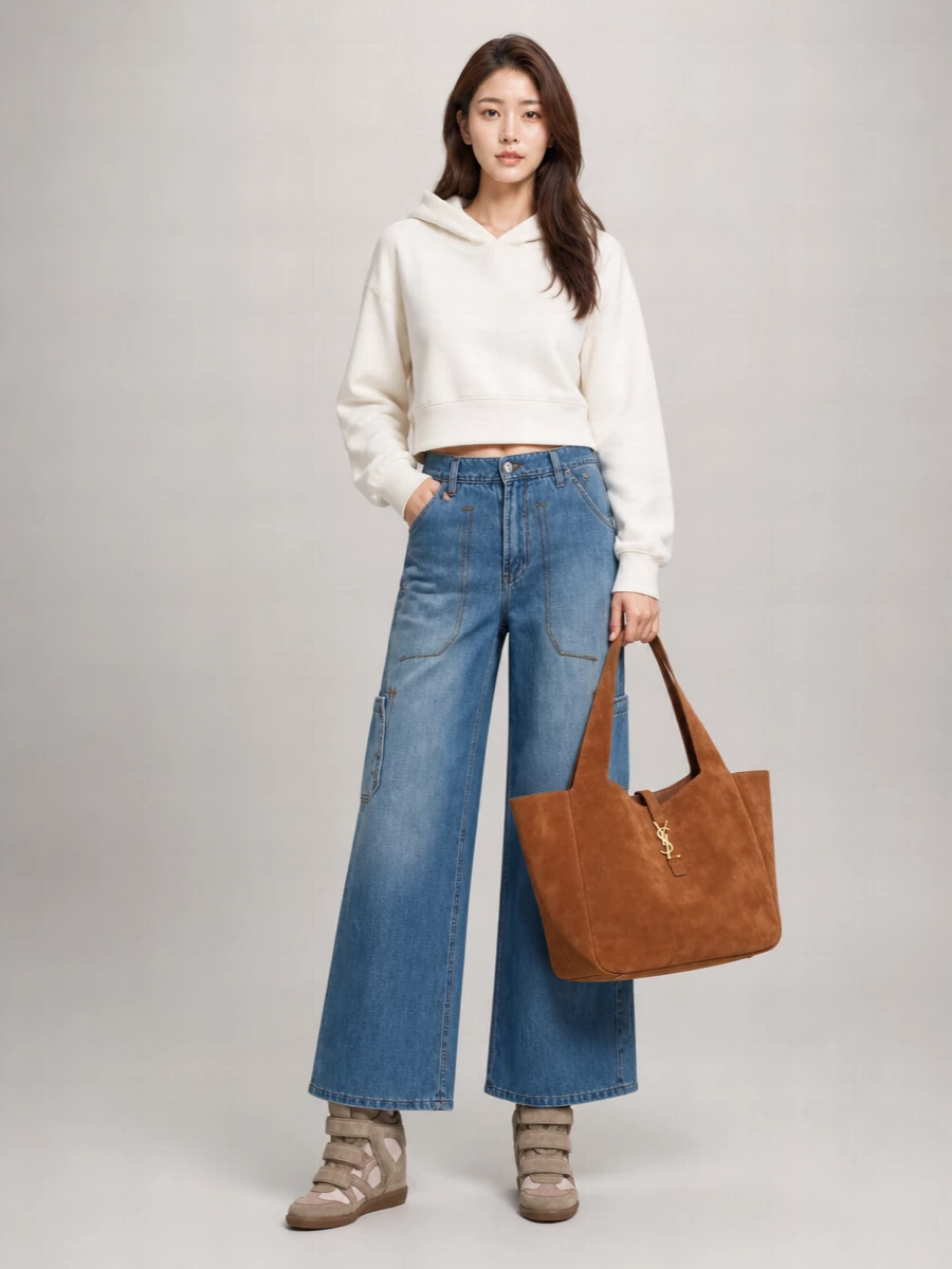 Saint Laurent 5 To 7 Tote Bag