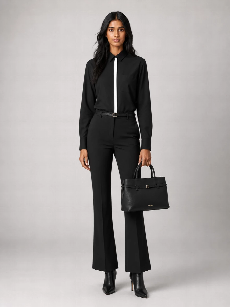 Sportmax Wool-Blend Straight-Leg Suit Trousers