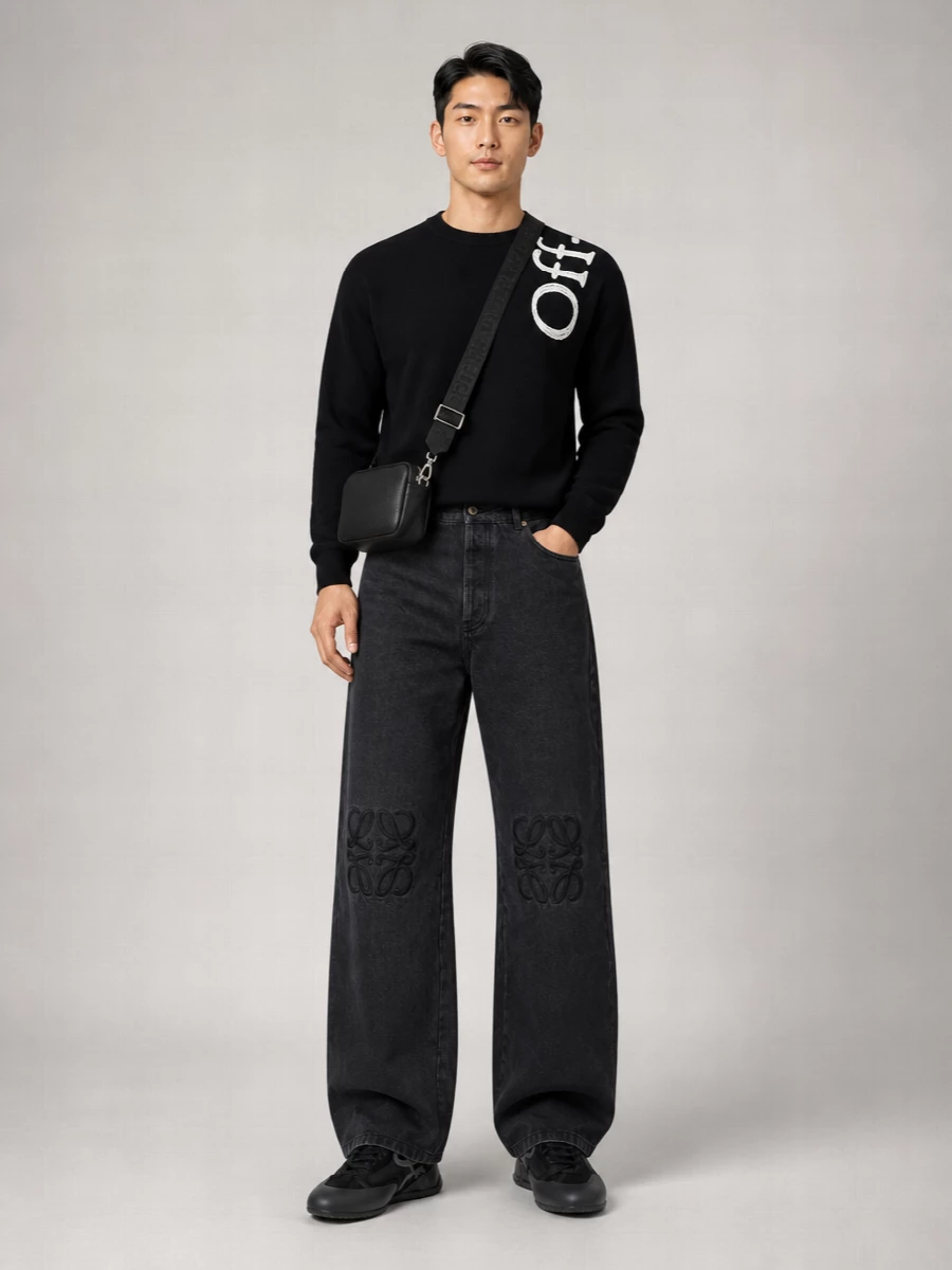 Loewe Grip Low-Top Sneakers