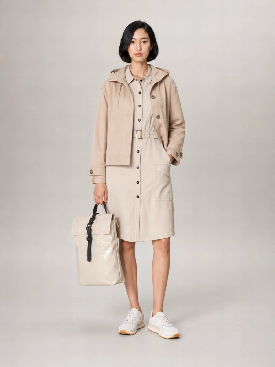 Woolrich Hooded Short Parka