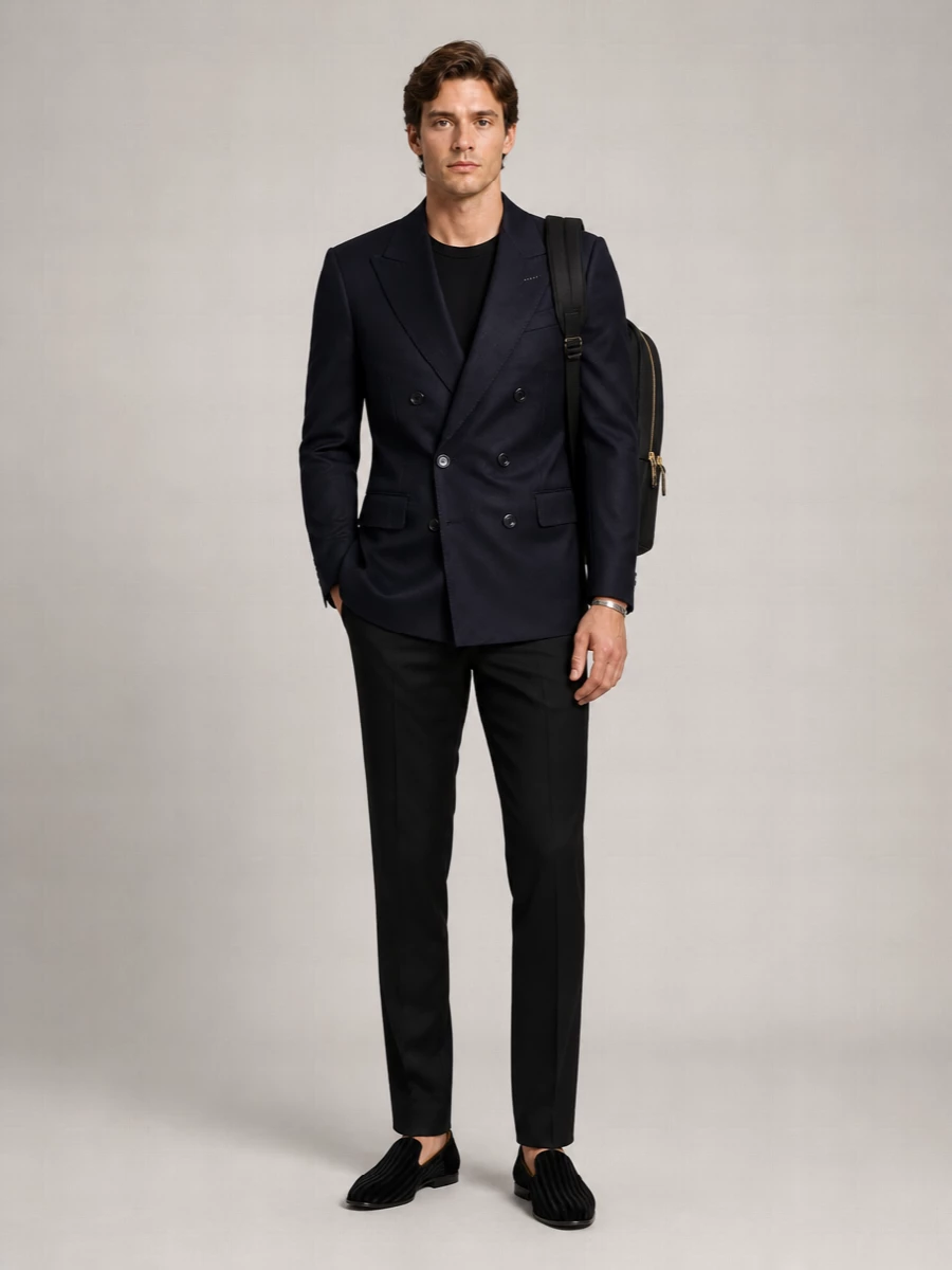 Tom Ford Striped Velvet Loafers