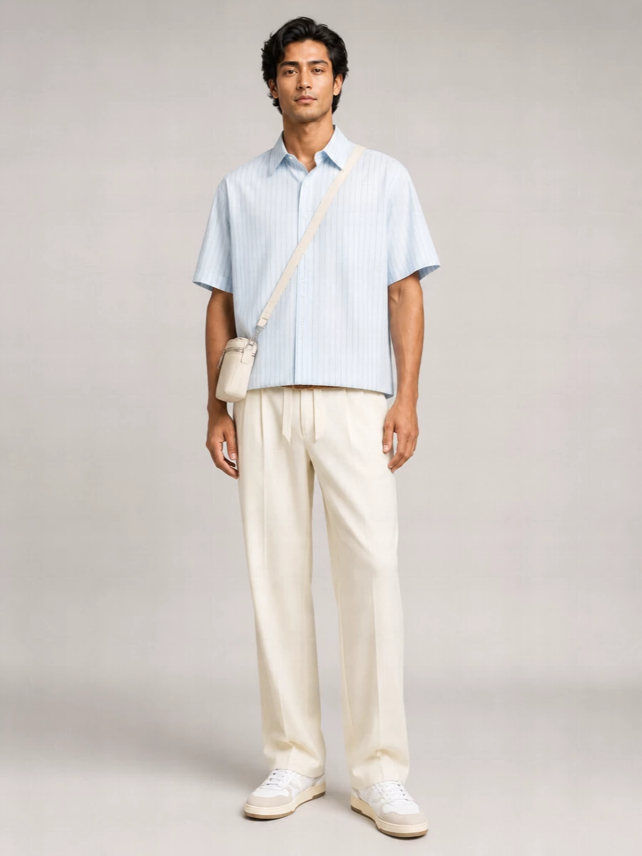 Lanvin Cotton Straight-Leg Trousers